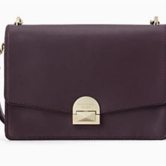 Kate Spade Medium Convertible Flap
Chocolate Cherry Leather Neve Bag - Picture 1 of 4